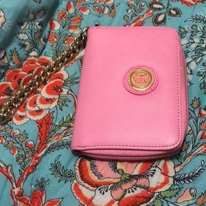 Pink Tommy Hilfiger Wristlet